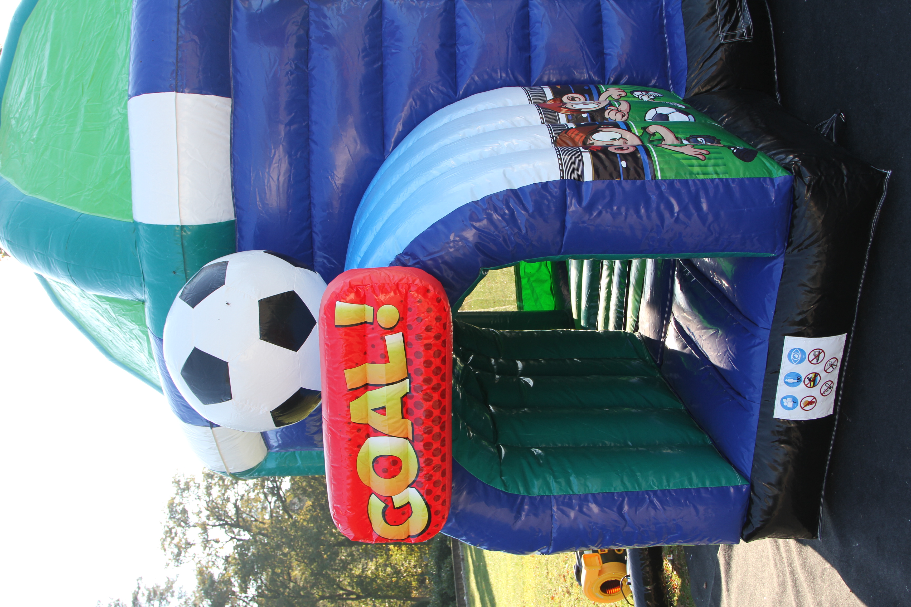 Springkussen 6x4,7 m - voetbal