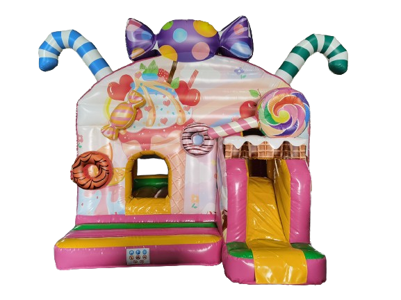 Springkussen candy - 4,9x3,8 m