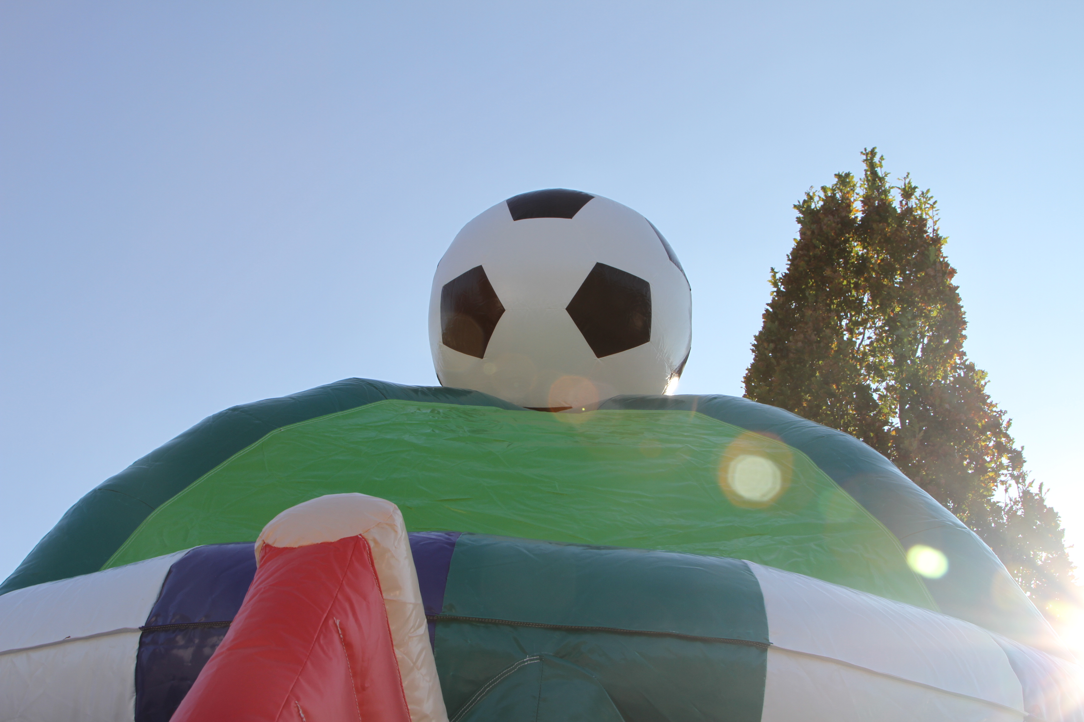 Springkussen 6x4,7 m - voetbal