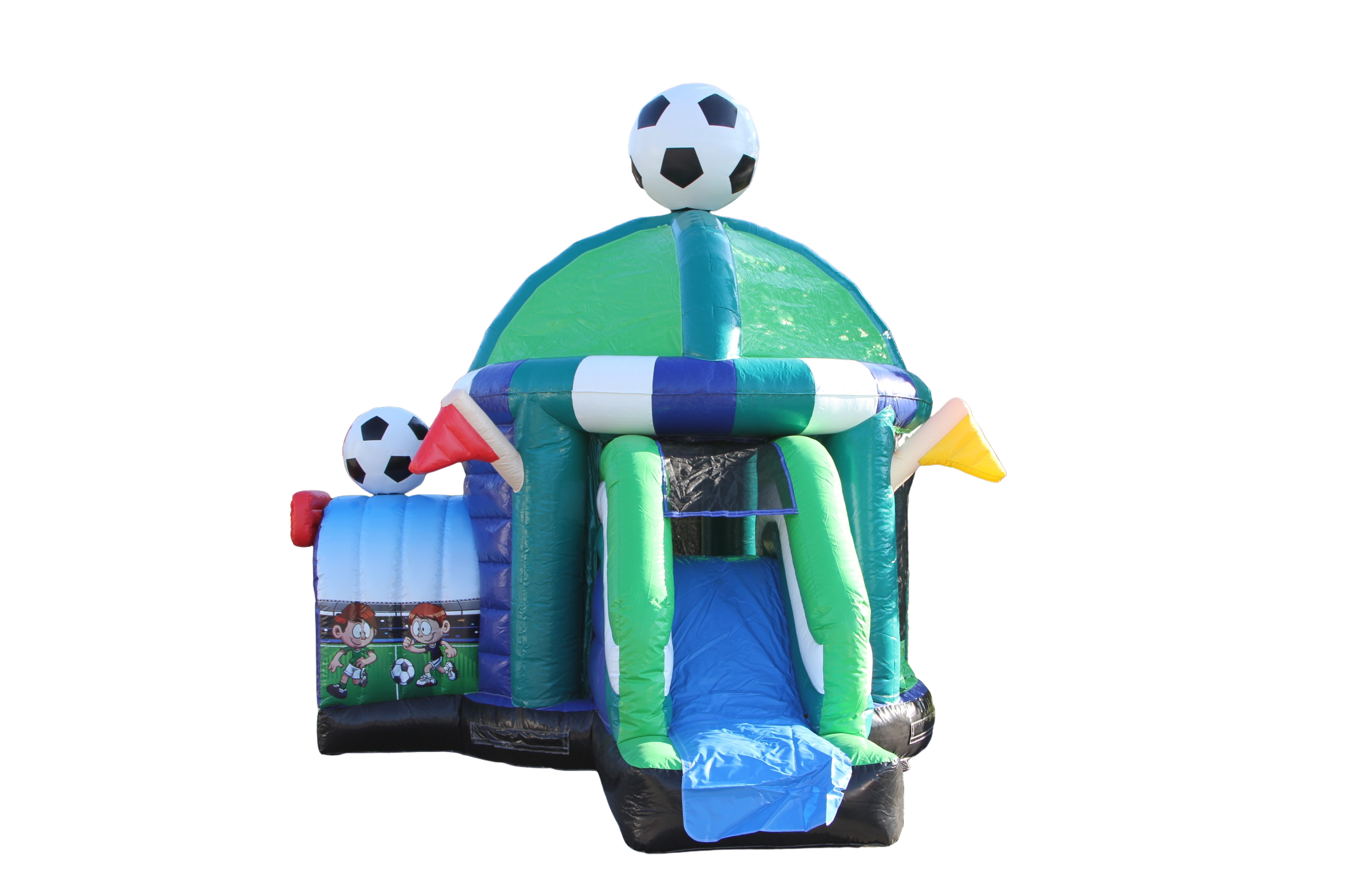 Springkussen 6x4,7 m - voetbal