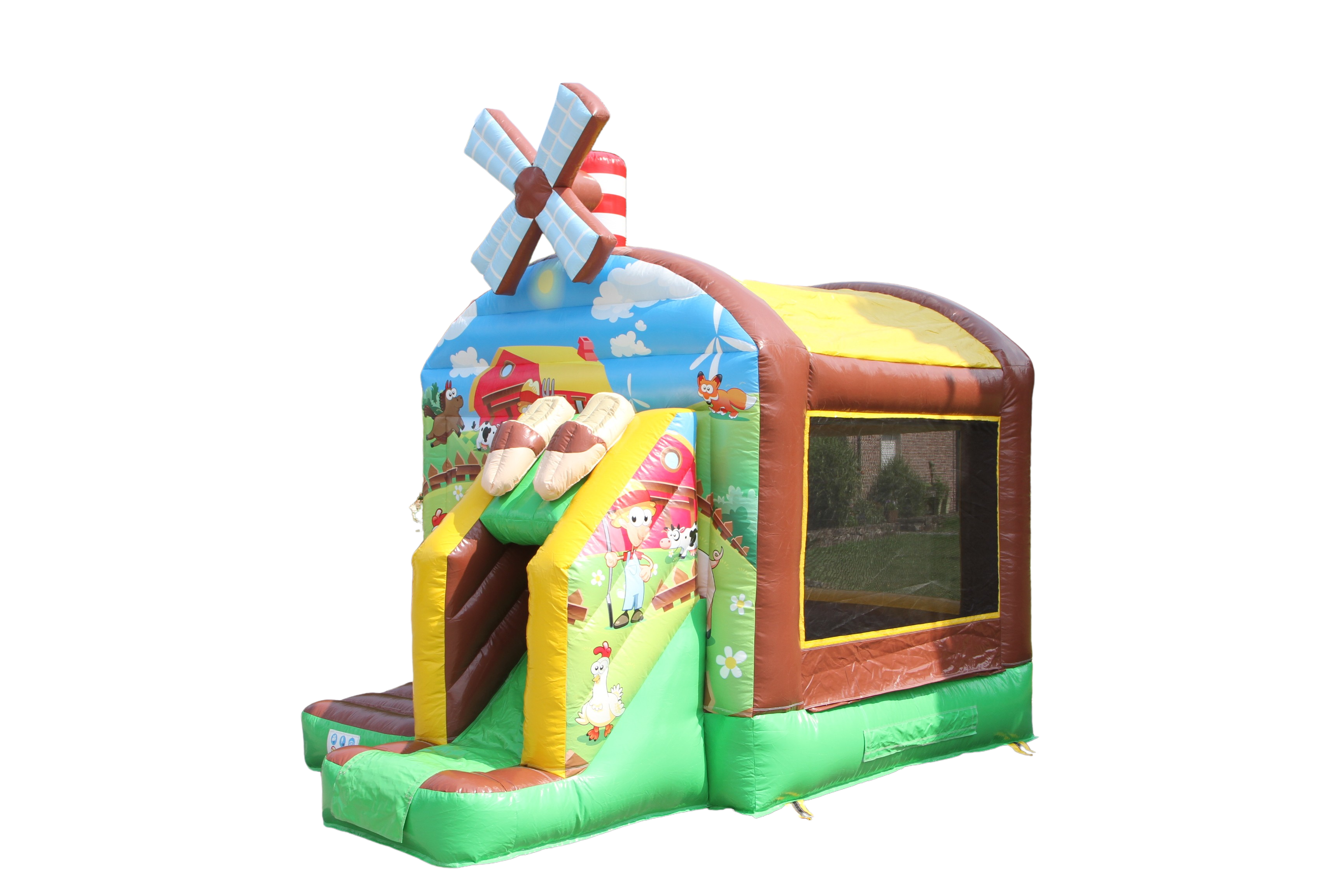 Springkussen Boerderij - 3,9x2,8m 