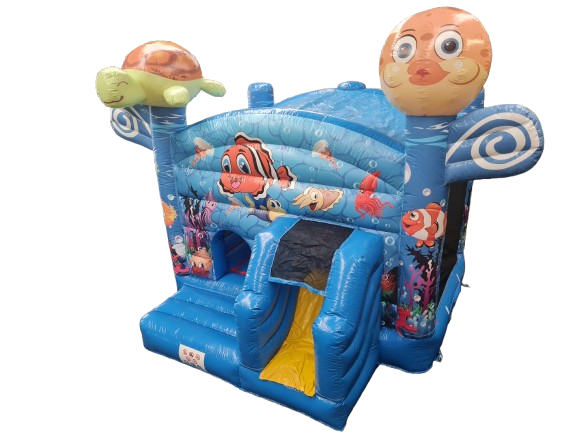 Springkussen seaworld 4x4m