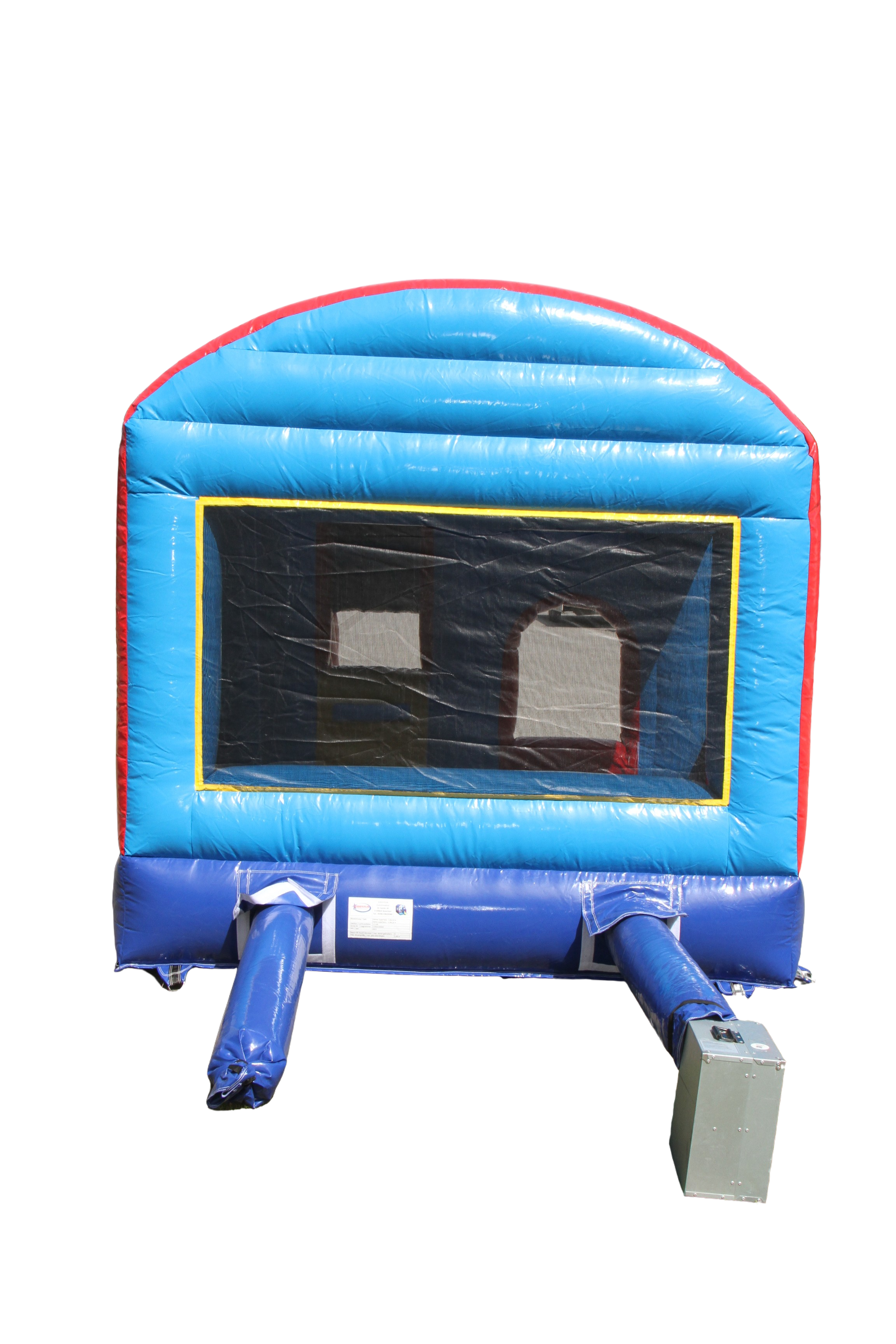 Springkussen 3,9x2,8 m - superhelden