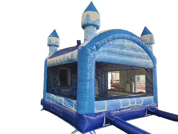 Springkussen ijs prinses - 4,9x3,8 m 