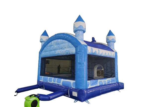 Springkussen ijs prinses - 4,9x3,8 m 