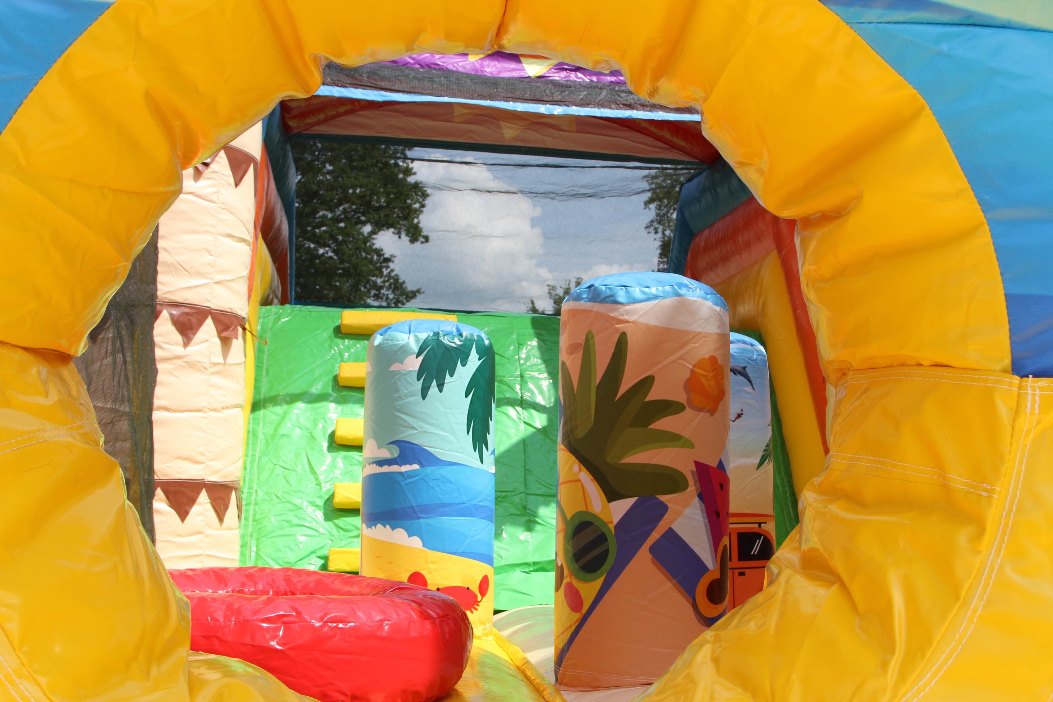 Stormbaan beach met glijbaan - 10x3,1 m