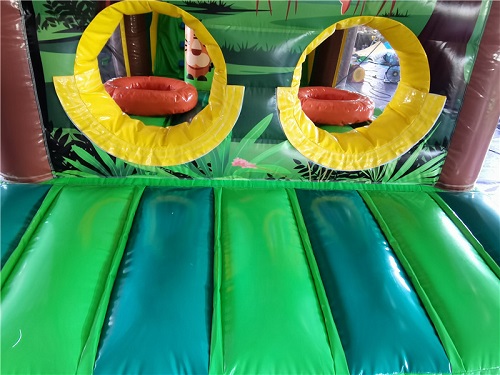 Stormbaan jungle met glijbaan - 10x3,1 m