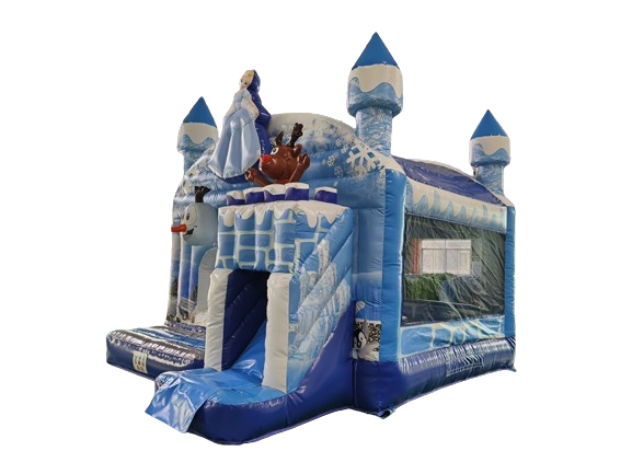 Springkussen ijs prinses - 4,9x3,8 m 