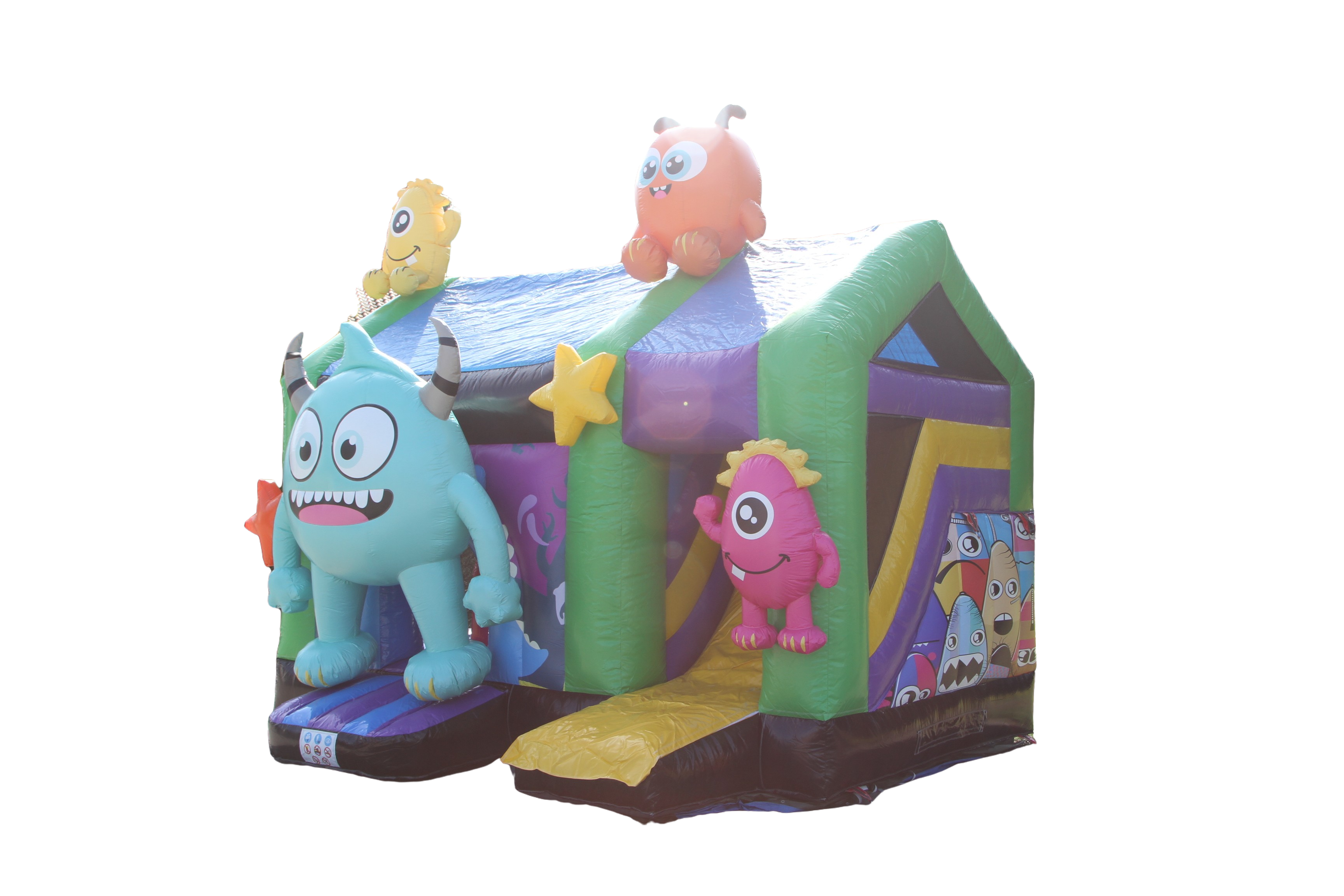 Springkussen multiplay 5x4 m - monster