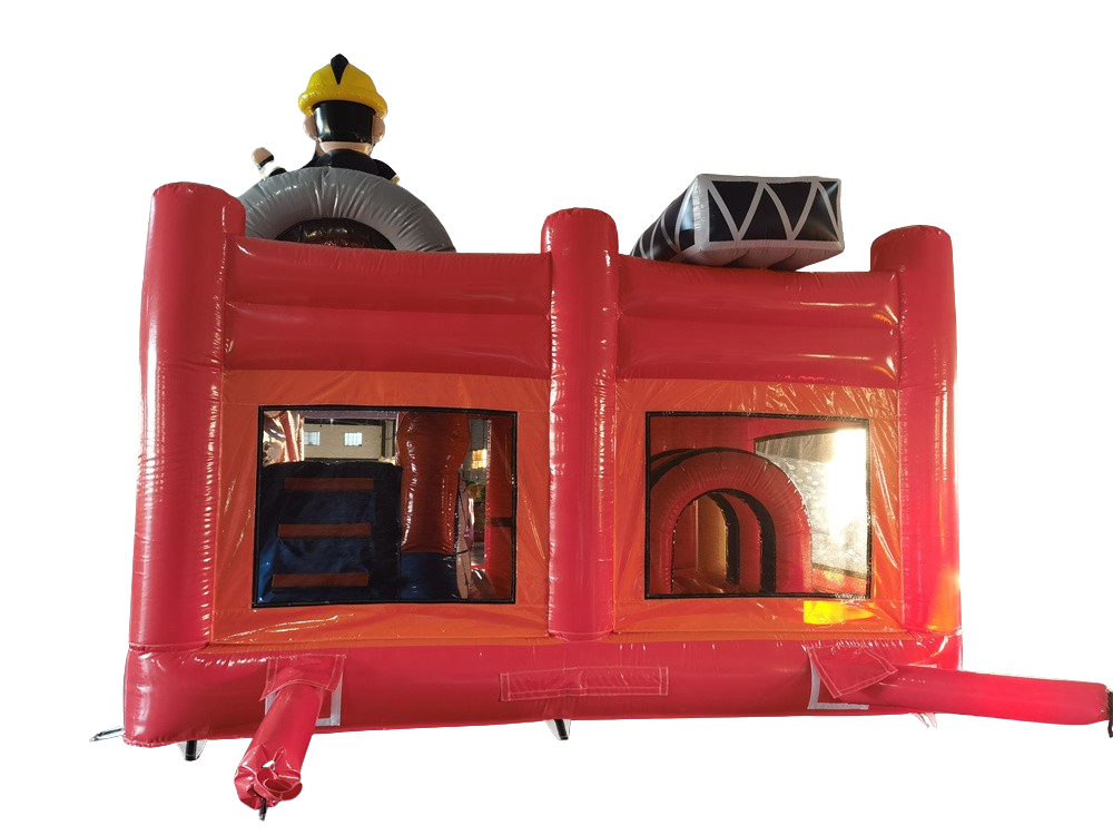 Springkussen multiplay 5,1x4,5 m - brandweer