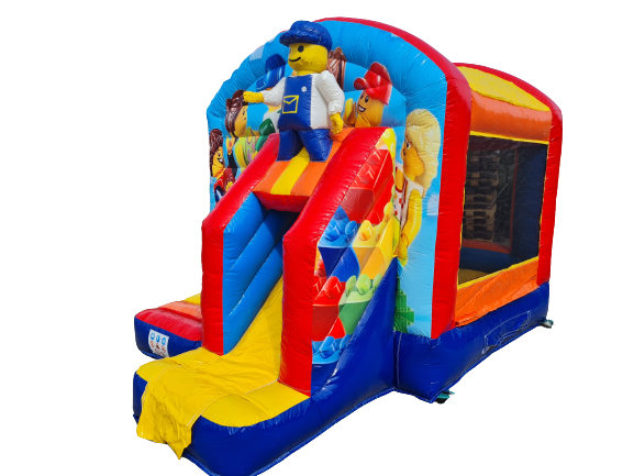 Springkussen  bouwsteen - 3,9x2,8 m 