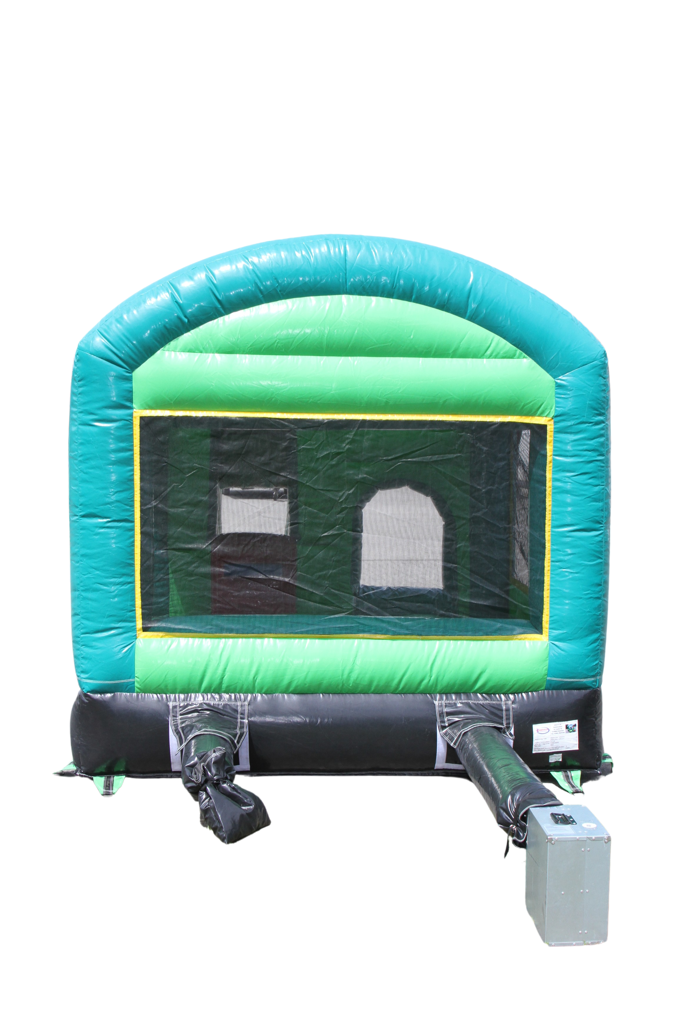 Springkussen 3,9x2,8 m - kleine dino