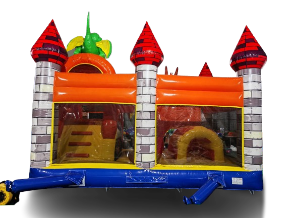 Springkussen multiplay Draak 5x6 m