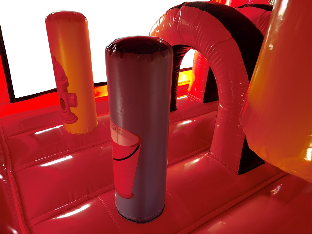 Springkussen multiplay 5,1x4,5 m - brandweer